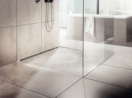 Душевой лоток Viega Advantix Vario 4968.10 736736 L300–1200 BH70–100 для пристенного монтажа