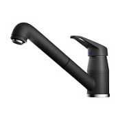 Смеситель Omoikiri Tateyama-S-BL 4994136 для кухонной мойки, черный