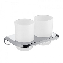 Стакан двойной для зубных щеток ABBER Nord AA1557 хром Стакан двойной для зубных щеток ABBER Nord AA1557 хром