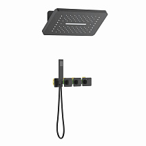 Душевой комплект Timo Petruma SX-5249/03SM черный матовый Душевой комплект Timo Petruma SX-5249/03SM черный матовый