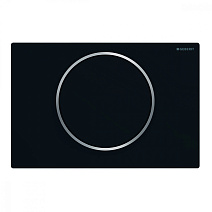 Кнопка смыва Geberit Sigma 10 115.758.14.5 черный матовый/хром гланцевый Кнопка смыва Geberit Sigma 10 115.758.14.5 черный матовый/хром гланцевый