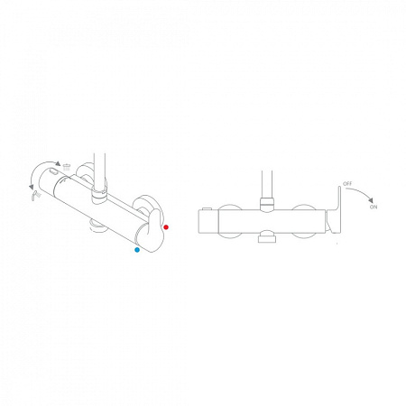 Душевая стойка Ravak X07P643 DS 091.00 