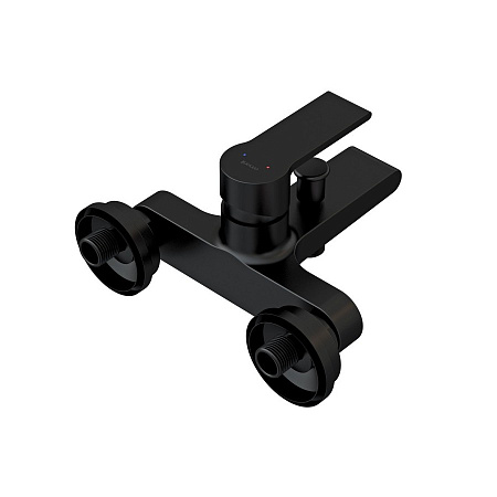 Смеситель Cersanit Brasko Black 63108 для ванны с душем, черный