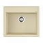 Кухонная мойка Omoikiri Daisen 60-BE 60х51 ваниль - фото 1