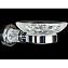 Мыльница Boheme Murano Cristal 10903-CRST-СH хром - фото 5