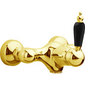 Смеситель Boheme Tradizionale oro 284-BLC для душа, золото/черный