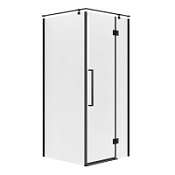 Душевой уголок Niagara Nova NG-6832-34BLACK 100x100x195 стекло прозрачное/профиль черный матовый
