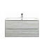 Тумба под раковину BelBagno Albano ALBANO-CER-1050-2C-SO-R 105 подвесная, Rovere Vintage Bianco