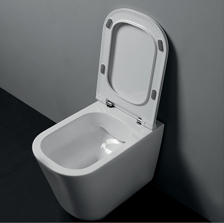 Крышка-сиденье Kerasan Tribeca 519101 с микролифтом, белый