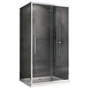 Душевой уголок ABBER Schwarzer Diamant AG30150H-S100 прозрачное/хром