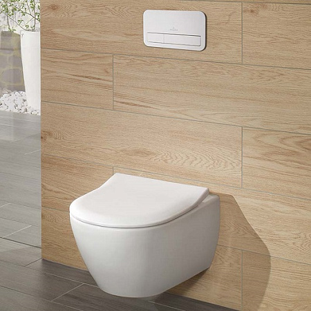 Унитаз подвесной Villeroy & Boch Subway 2.0 5614R201 альпийский белый