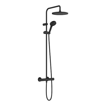 Душевая стойка Hansgrohe Vernis Blend 26426670 черный матовый
