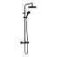 Душевая стойка Hansgrohe Vernis Blend 26426670 черный матовый - фото 1