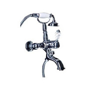 Смеситель Boheme Crystal 263-CRST для ванны с душем, хром