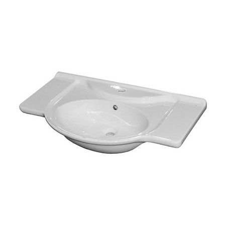 Тумба с раковиной Aqwella Барселона Люкс Ba-L.01.07 75 белый