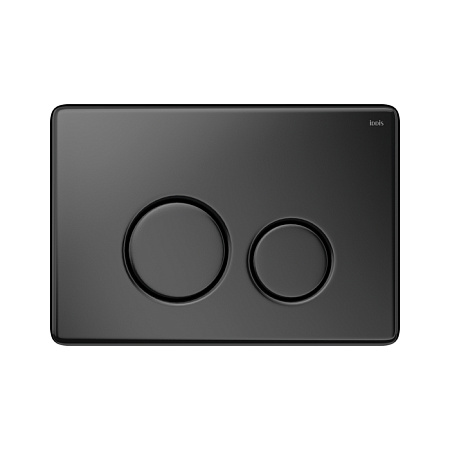 Кнопка смыва IDDIS Unisteel UNS01MBi77 черный