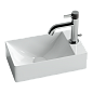 Раковина накладная Ceramicanova Element CN5007 37.5x21.5x10 белый