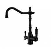 Смеситель Zorg Sanitary ZR 312 YF-33-BLACK для кухонной мойки, черный