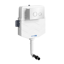 Смывной бачок скрытого монтажа WasserKRAFT Aller 10TLT.031.ME.WH01 для унитазов, белый