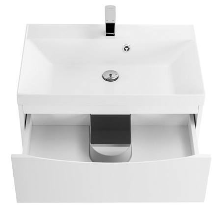 Тумба с раковиной BelBagno Marino MARINO-700-2C-SO-BL-P 70 bianco lucido