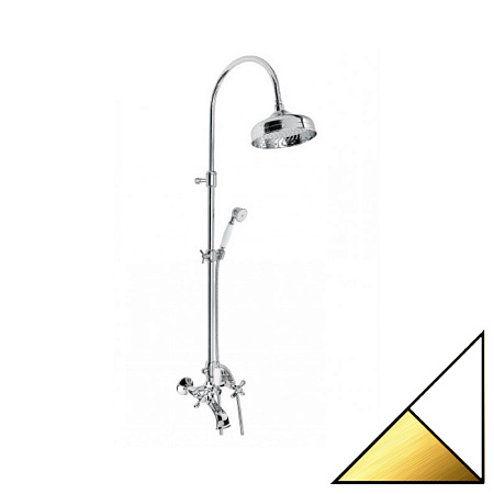 Душевая стойка Emmevi 1261181BO белый/золото