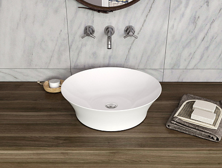 Раковина накладная Allen Brau Liberty 4.32002.20 белый