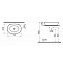 Раковина VitrA Outline 5995B403-0016 59х40 белый - фото 2