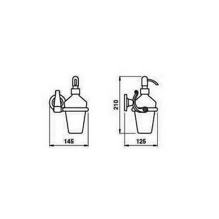 Дозатор Bagno & Associati Operetta ON12892 BR