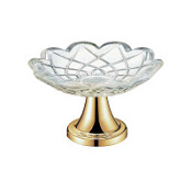 Мыльница Boheme 10202 настольная, золото