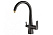 Смеситель Zorg Steel Hammer SH 819 BLACK BR для кухонной мойки/для фильтра, черный металл/бронза