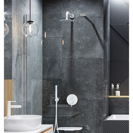 Душевая стойка Excellent Pi AREX.SET.1245WH белый матовый