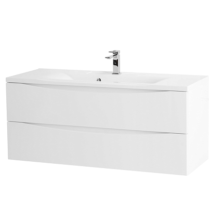 Тумба с раковиной BelBagno Marino MARINO-1200-2C-SO-BL-P 120 bianco lucido