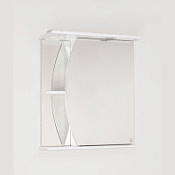 Шкаф-зеркало Style Line Камелия 60x73 с подсветкой, белый