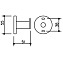 Крючок Keuco Plan 14914 для полотенца - фото 2