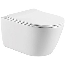 Унитаз подвесной Aquatek Оберон AQ1363W-00 с сидением Soft Close