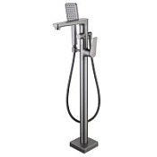 Смеситель Lemark Bronx LM3744GM для ванны, напольный, графит