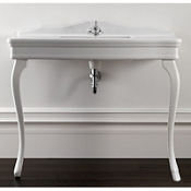 Консоль с раковиной Devon&Devon Colette DECOLETTEBI1FGBI c 1отверстием под смеситель, белый Консоль с раковиной Devon&Devon Colette DECOLETTEBI1FGBI c 1отверстием под смеситель, белый
