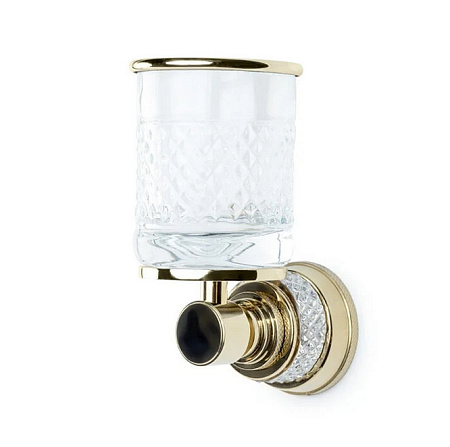 Стакан Boheme Aura 10244-G для зубных щеток, золото