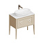 Тумба с раковиной Kerama Marazzi Plaza Classic Neo PL.CN.80.1+1\CAP.M 80 капучино матовый