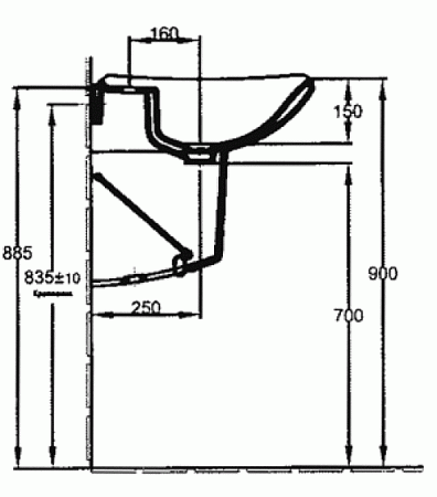 Полупьедестал для раковины Jacob Delafon Escale 19028W-00