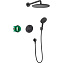 Душевой комплект Hansgrohe Croma 27961670 черный матовый - фото 1