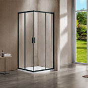Душевой уголок Vincea Garda VSS-1G1212CLB 120x120x190 прозрачное/черный