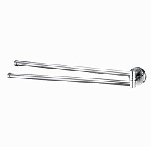 Полотенцедержатель WasserKRAFT Isen K-4031 двойной, хром