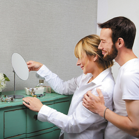 Косметическое зеркало WasserKRAFT K-1002 с 3-х кратным увеличением, хром