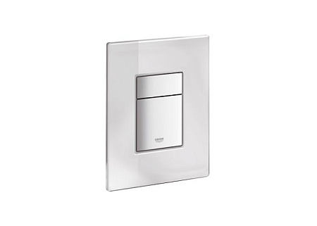 Кнопка смыва Grohe Skate Cosmopolitan Glass 389160A0 для унитаза, титаниум
