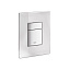 Кнопка смыва Grohe Skate Cosmopolitan Glass 389160A0 для унитаза, титаниум - фото 1