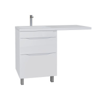 Тумба с раковиной Grossman Вилар 126011 120 L под стиральную машину, белый