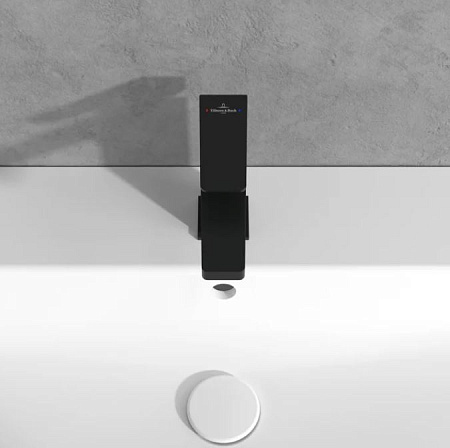 Смеситель Villeroy & Boch Architectura Square TVW125004000K5 для раковины, черный матовый