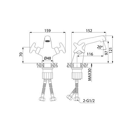 Смеситель IDDIS Acros ACRSB00i01 для раковины, хром