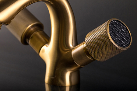 Смеситель Boheme Royal Cristal 292-Royal/CRST для раковины, золото